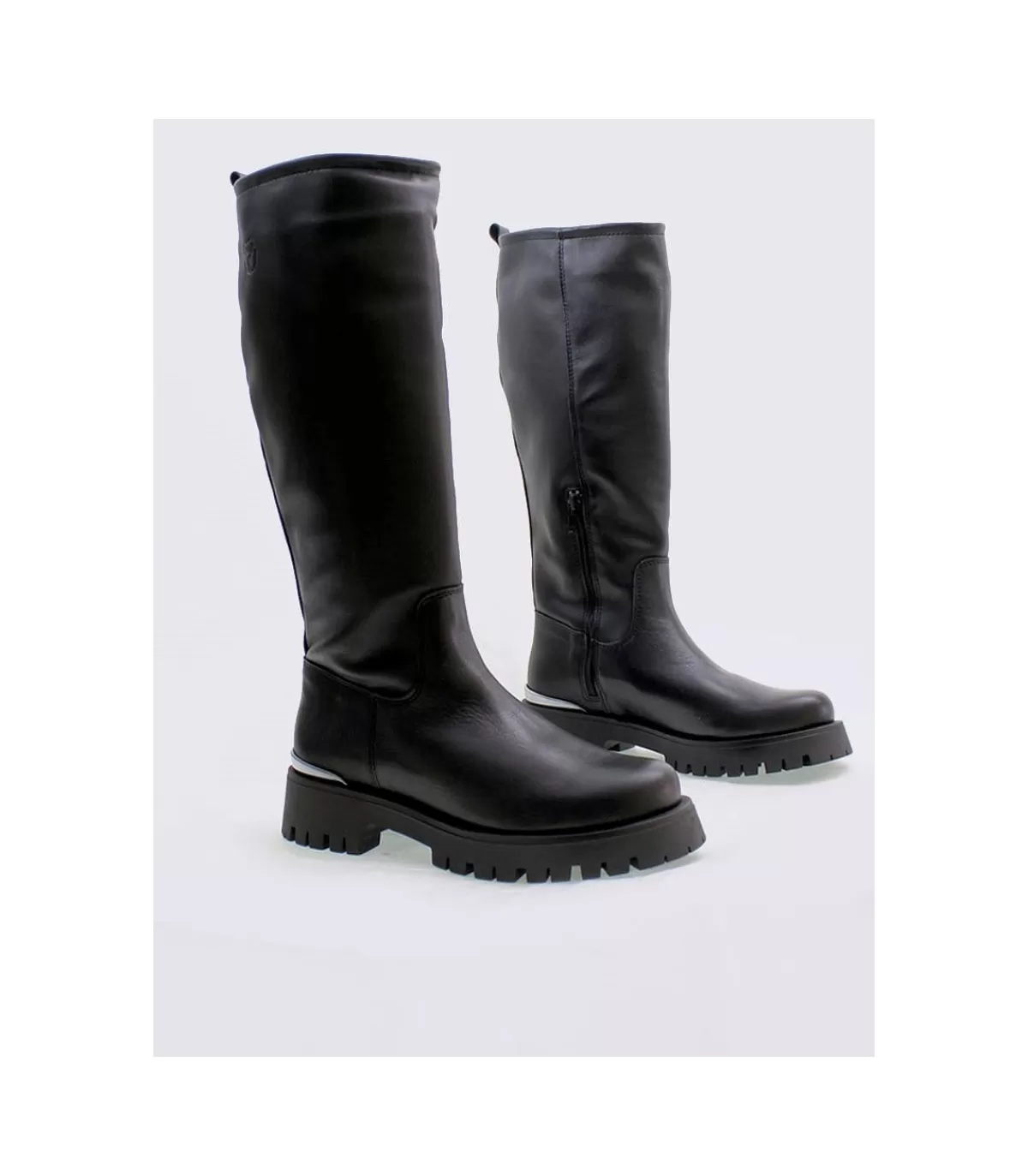 Bota Alta Venice H2264 Negro>Oveja Negra Cheap