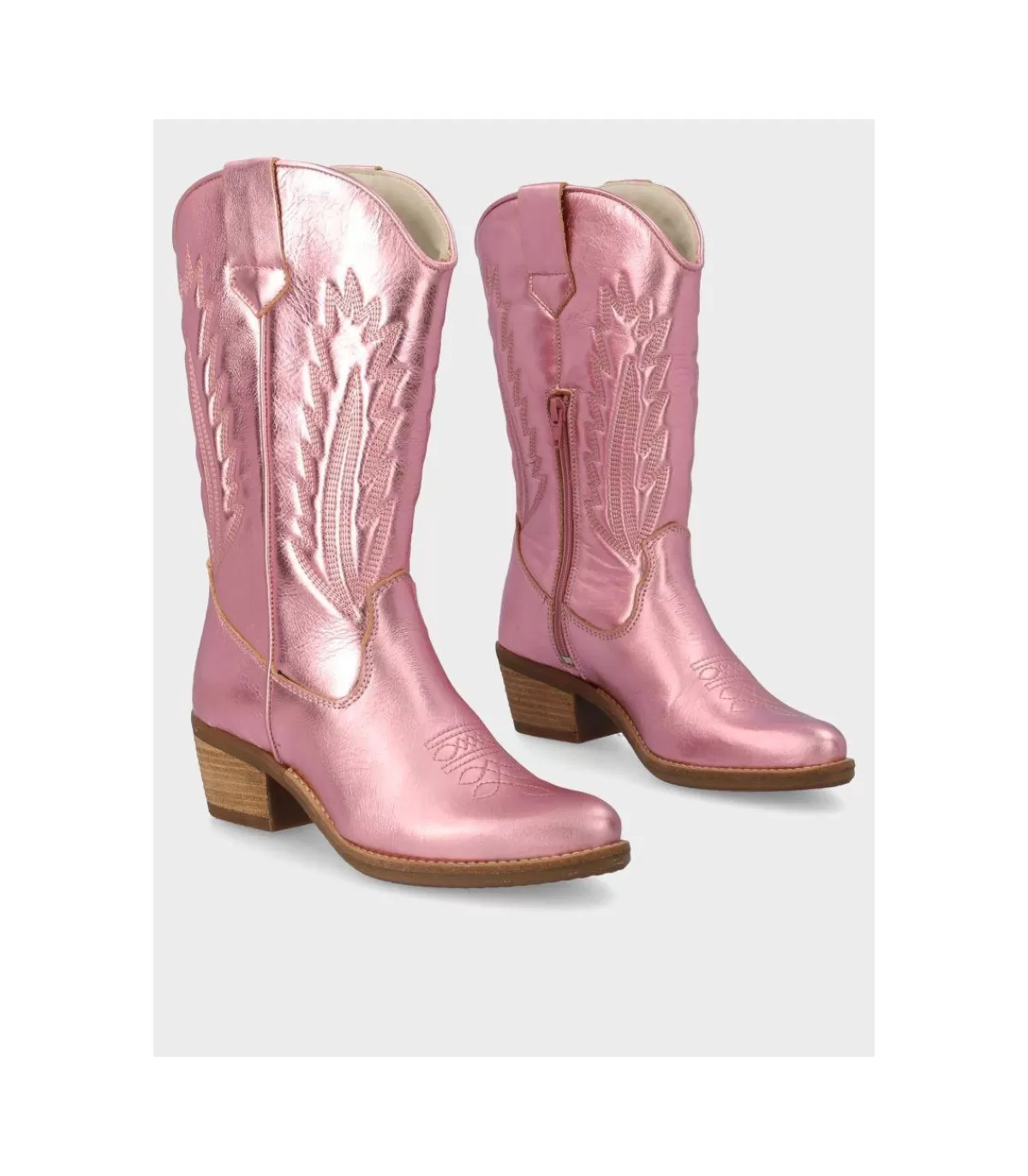 Bota Cowboy Vars Rosa>* Hot