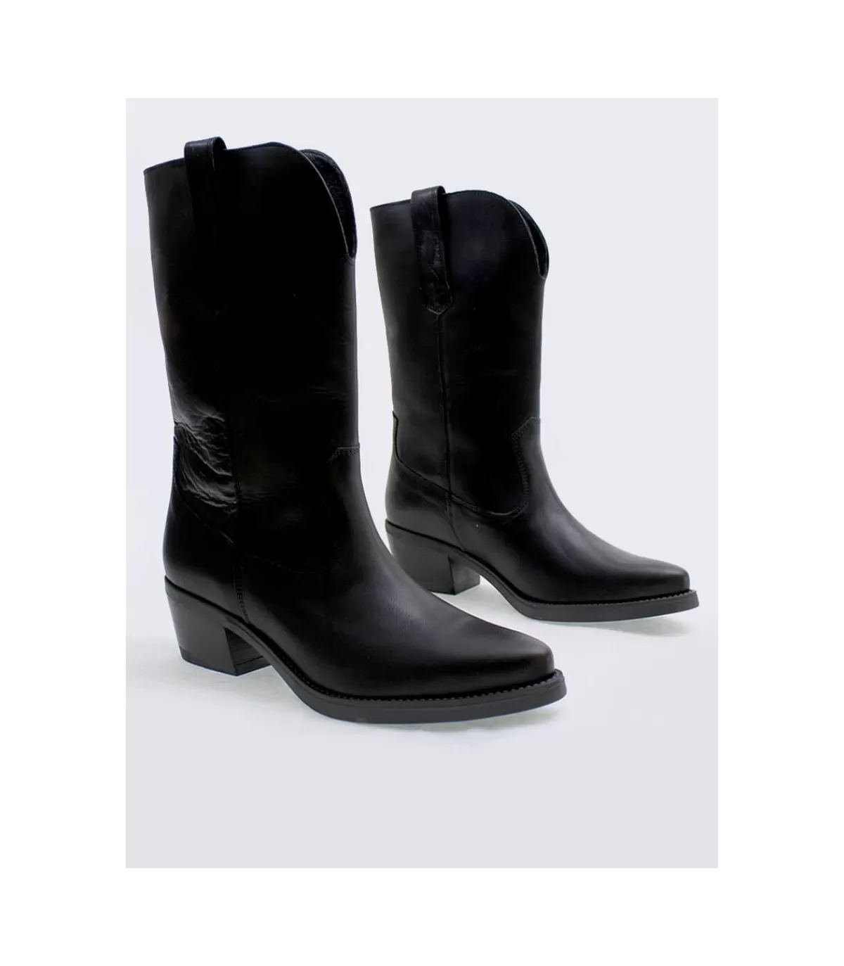 Bota Cowboy Lola 4896P Negro>* Best Sale