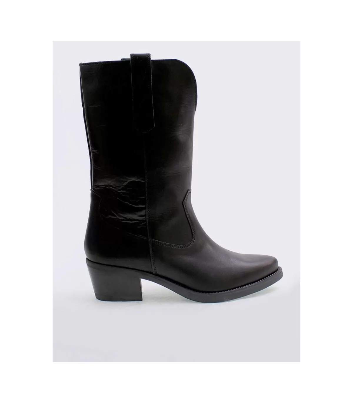 Bota Cowboy Lola 4896P Negro>* Best Sale