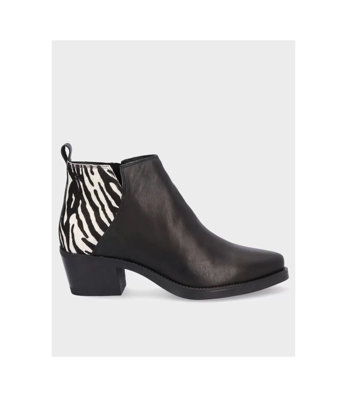 Botin Cowboy Lola 5147P Negro-Zebra>* Hot