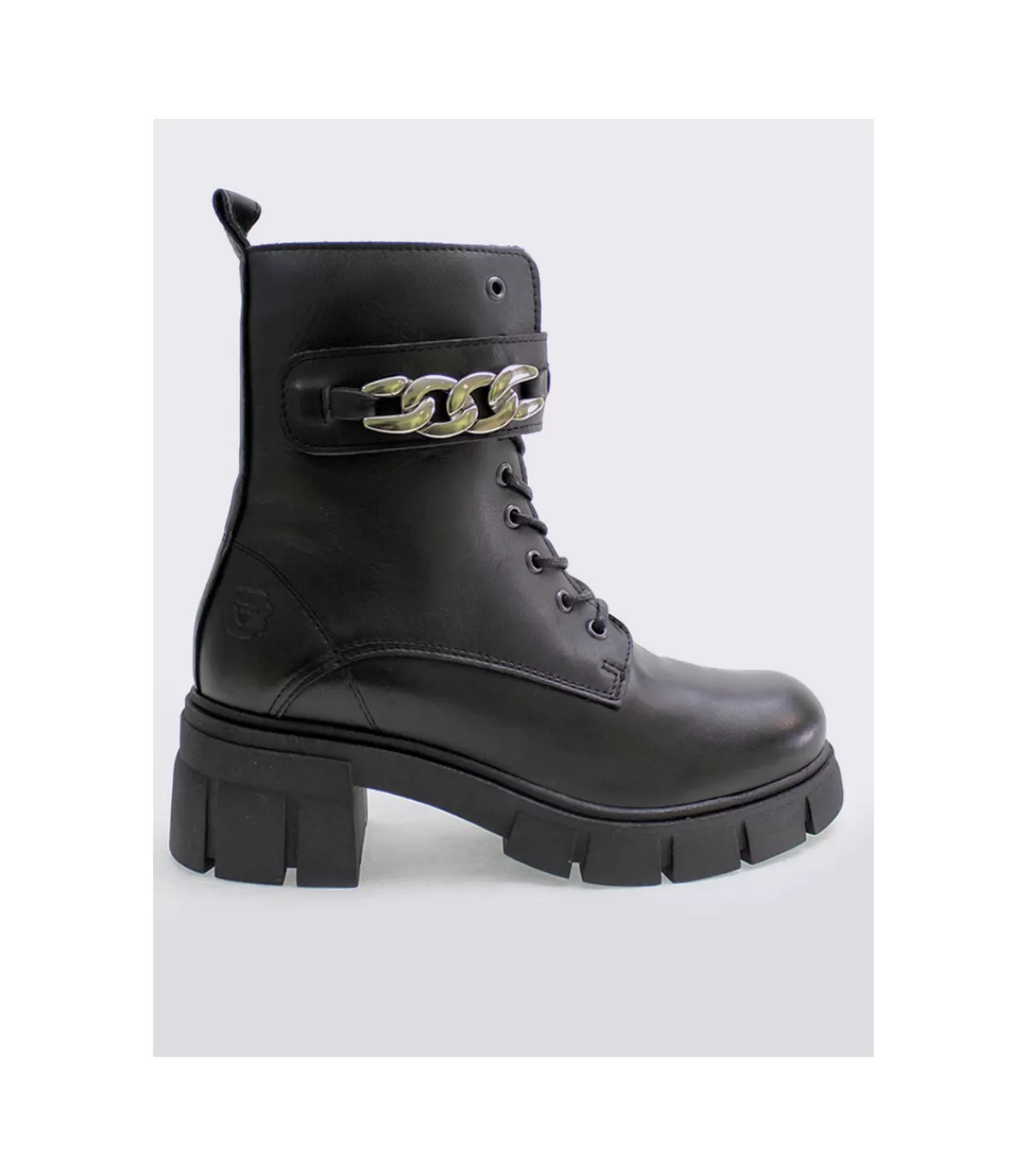 Botin Militar Dolbi Valentina Negro>Oveja Negra Shop