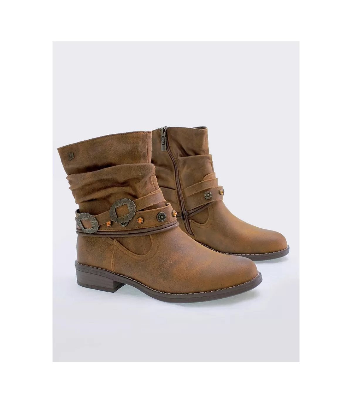 Botin 50491 Negro>Mustang Store