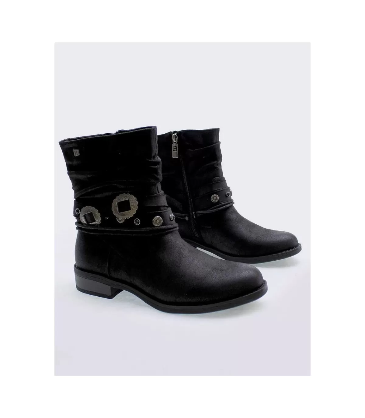 Botin 50491 Negro>Mustang Fashion