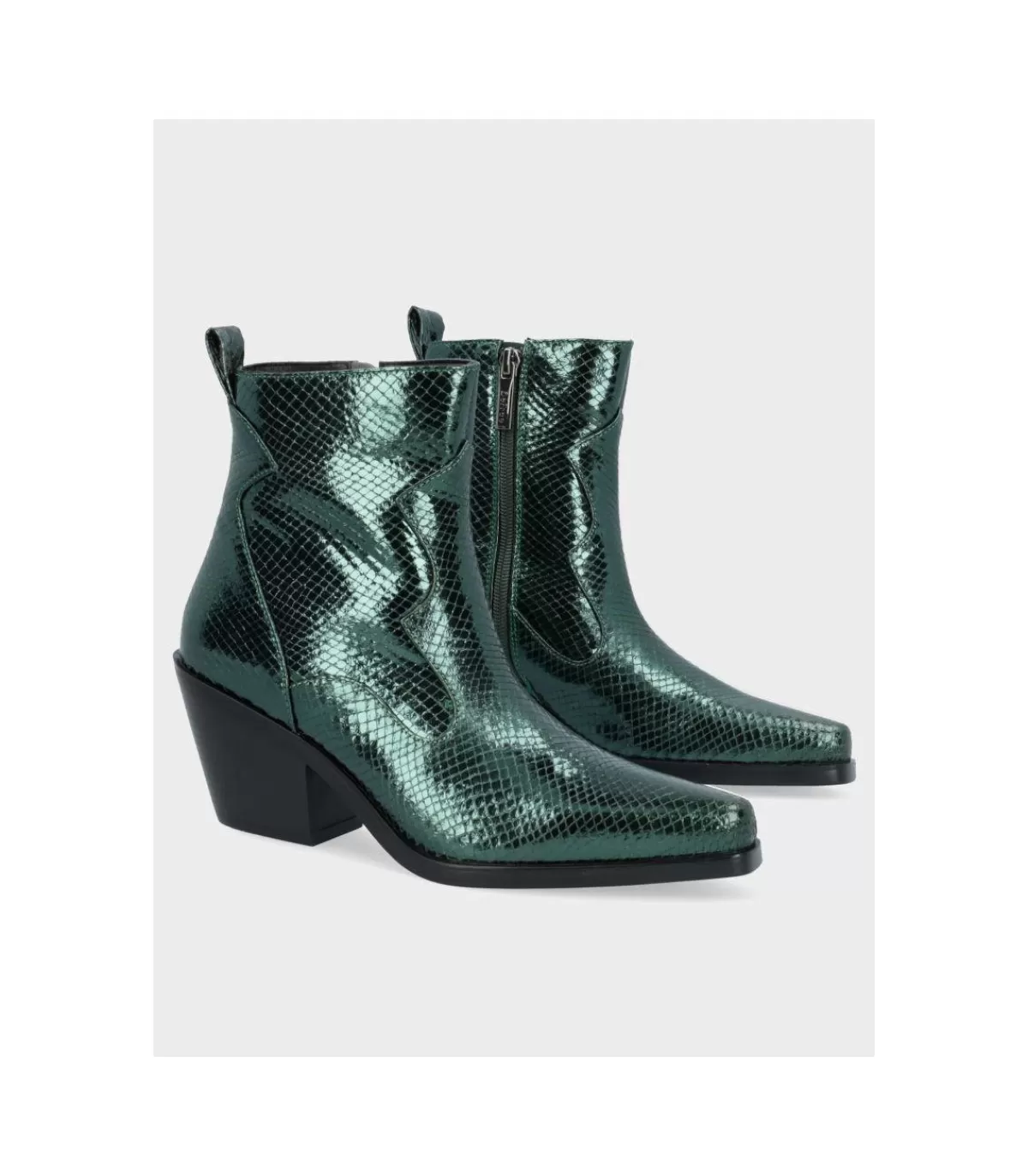 Botin Tacón 2320 Snake Green>Exe Online