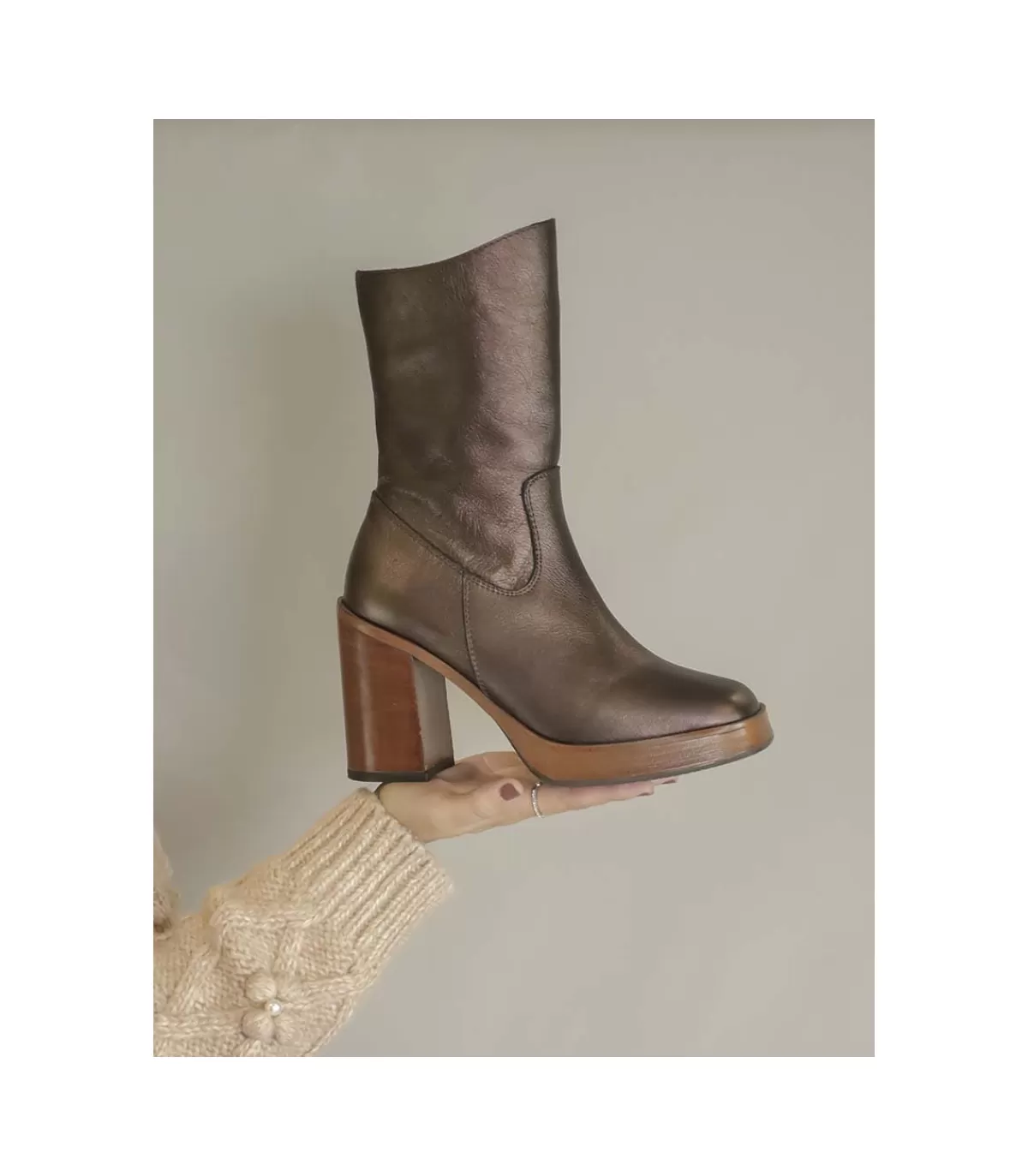 Botin Tacón Lola Kroty Hikso>* Flash Sale