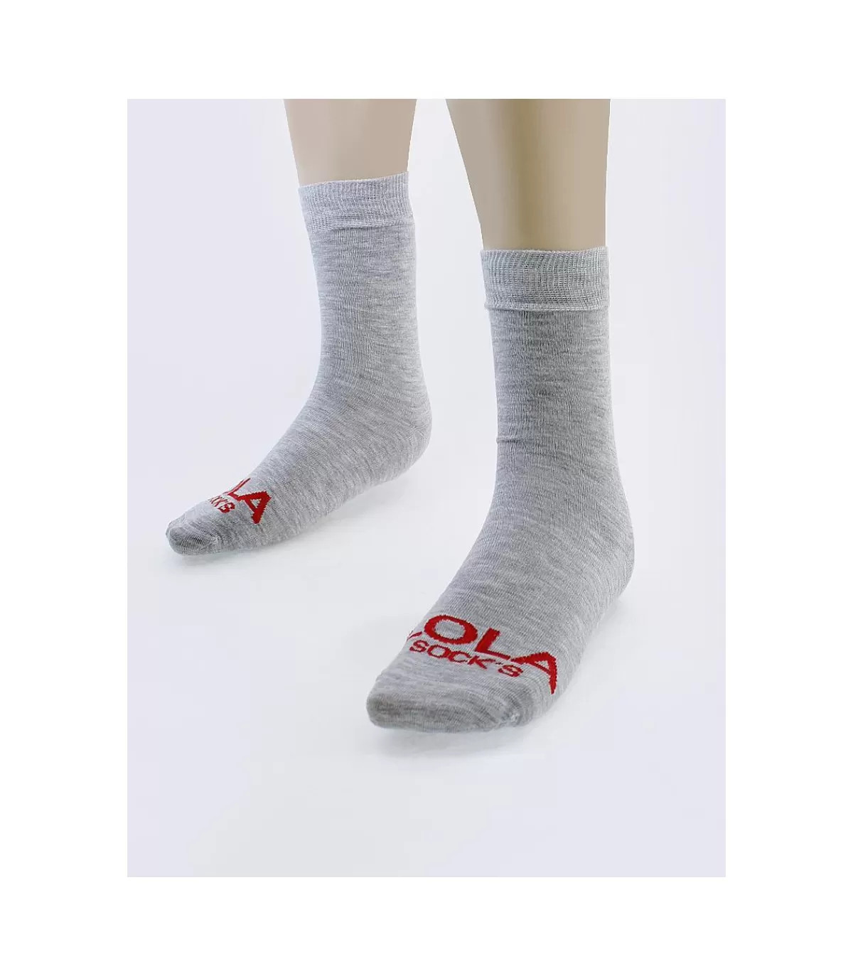 Calcetin Lola Sock´S Clasic Liso Gris>* Shop