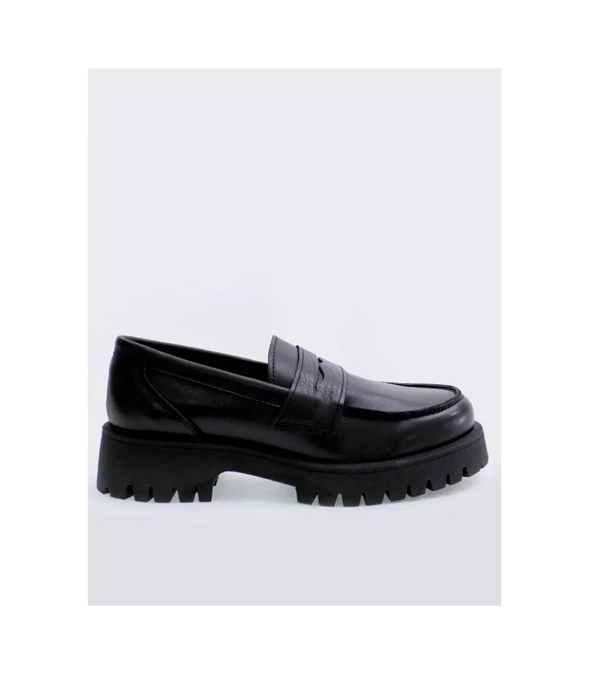 Mocasin Milano Negro>Oveja Negra Outlet