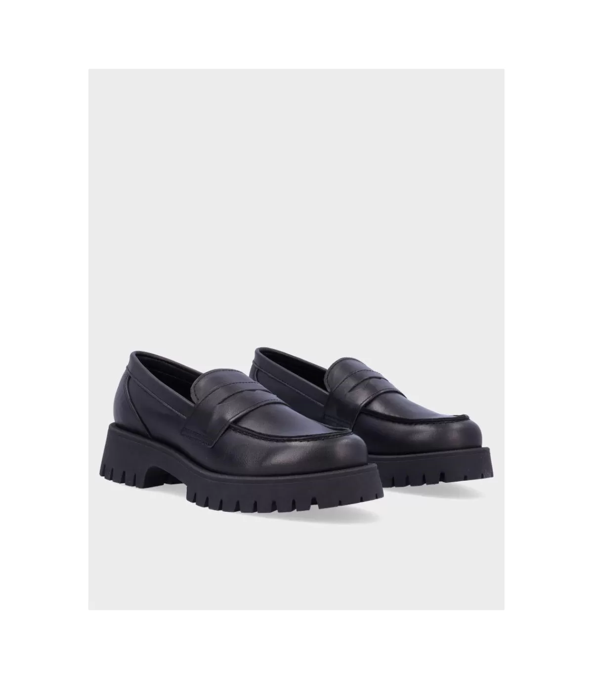 Mocasin Milano Negro>Oveja Negra Outlet