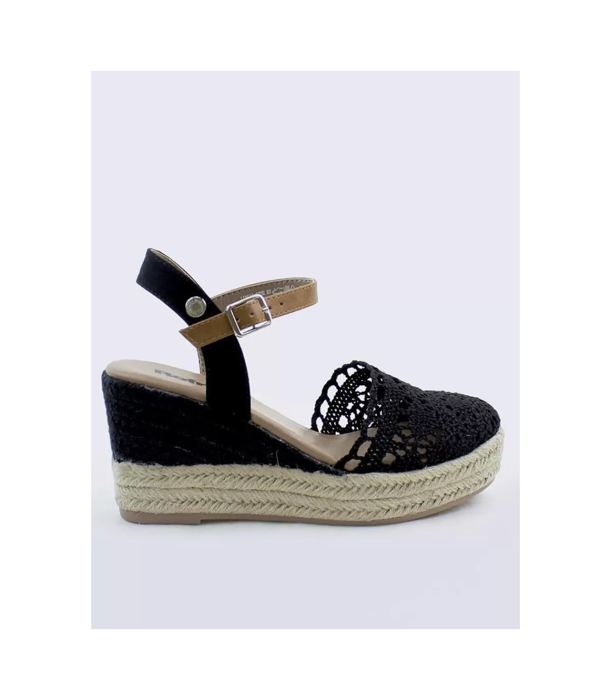 Sandalia Cuna 170534 Negro>Refresh Cheap