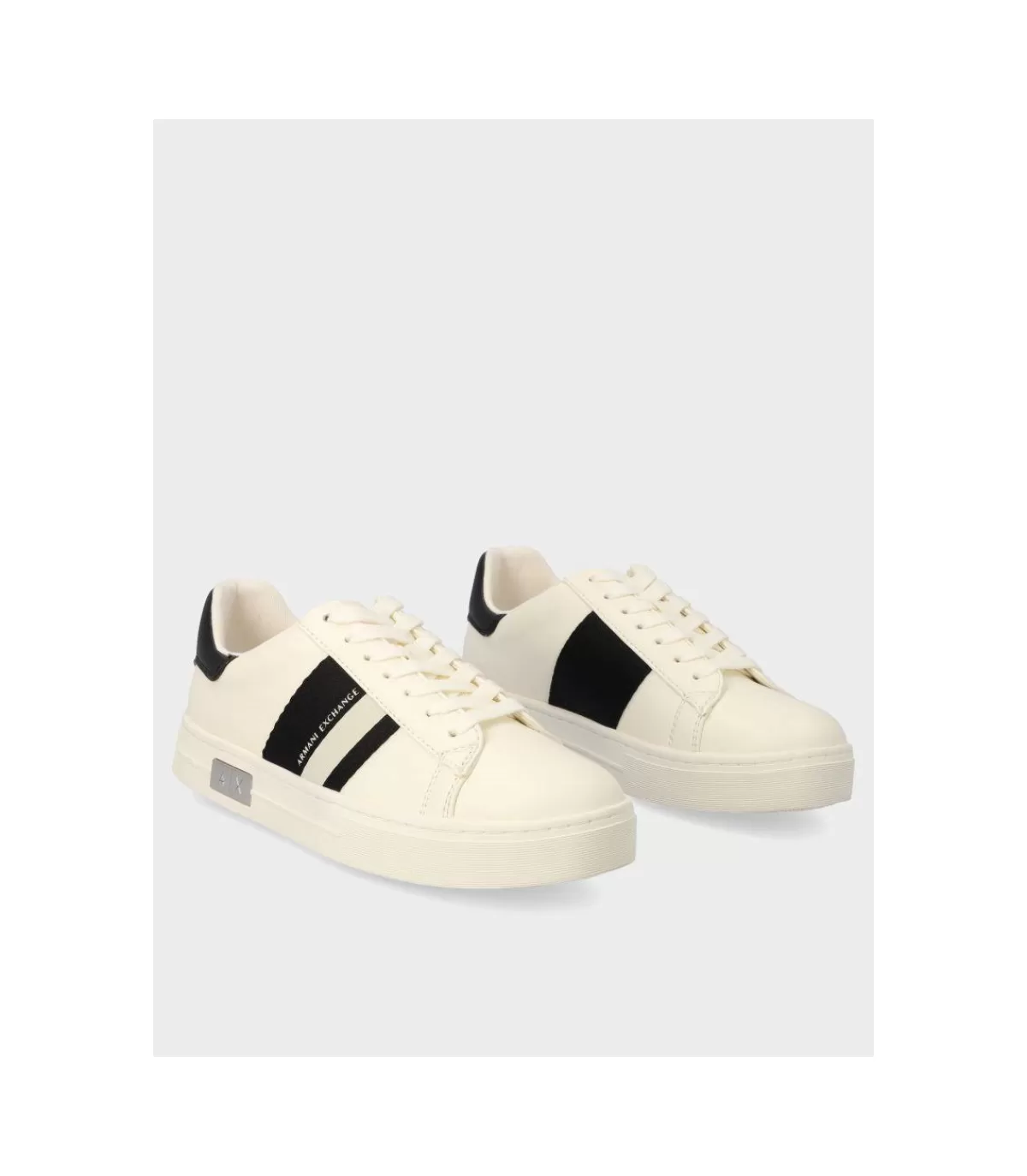 Zapatilla Armani Mina Off White Black>Armani Exchange Online