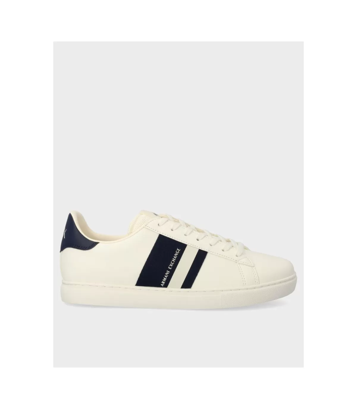 Zapatilla Armani Paris Off White Navy>Armani Exchange Clearance