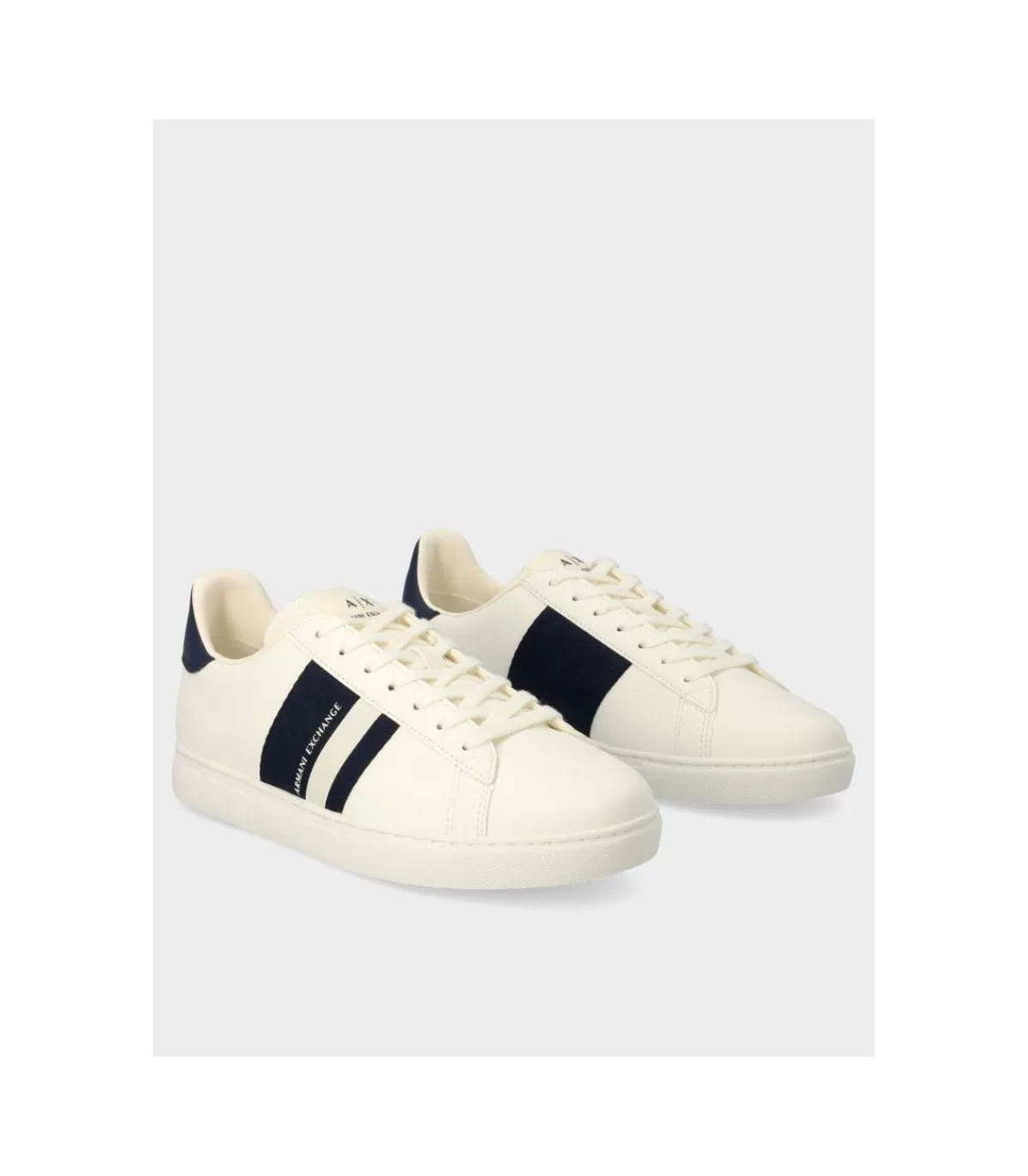 Zapatilla Armani Paris Off White Navy>Armani Exchange Clearance