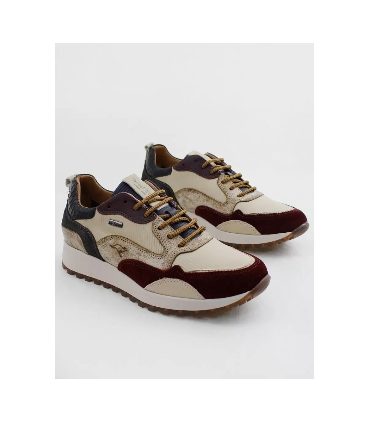 Zapatilla 410 Combi Beige Burdeos>Kangaroos Online