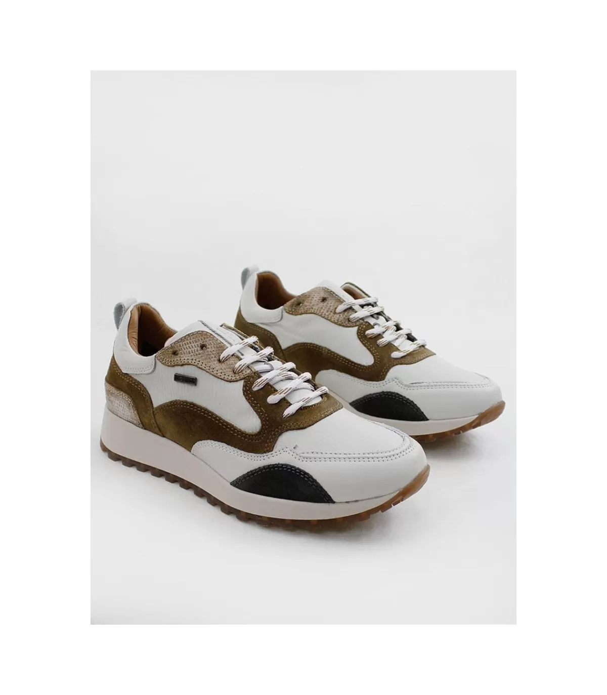 Zapatilla 410 Hielo Taupe>Kangaroos Hot