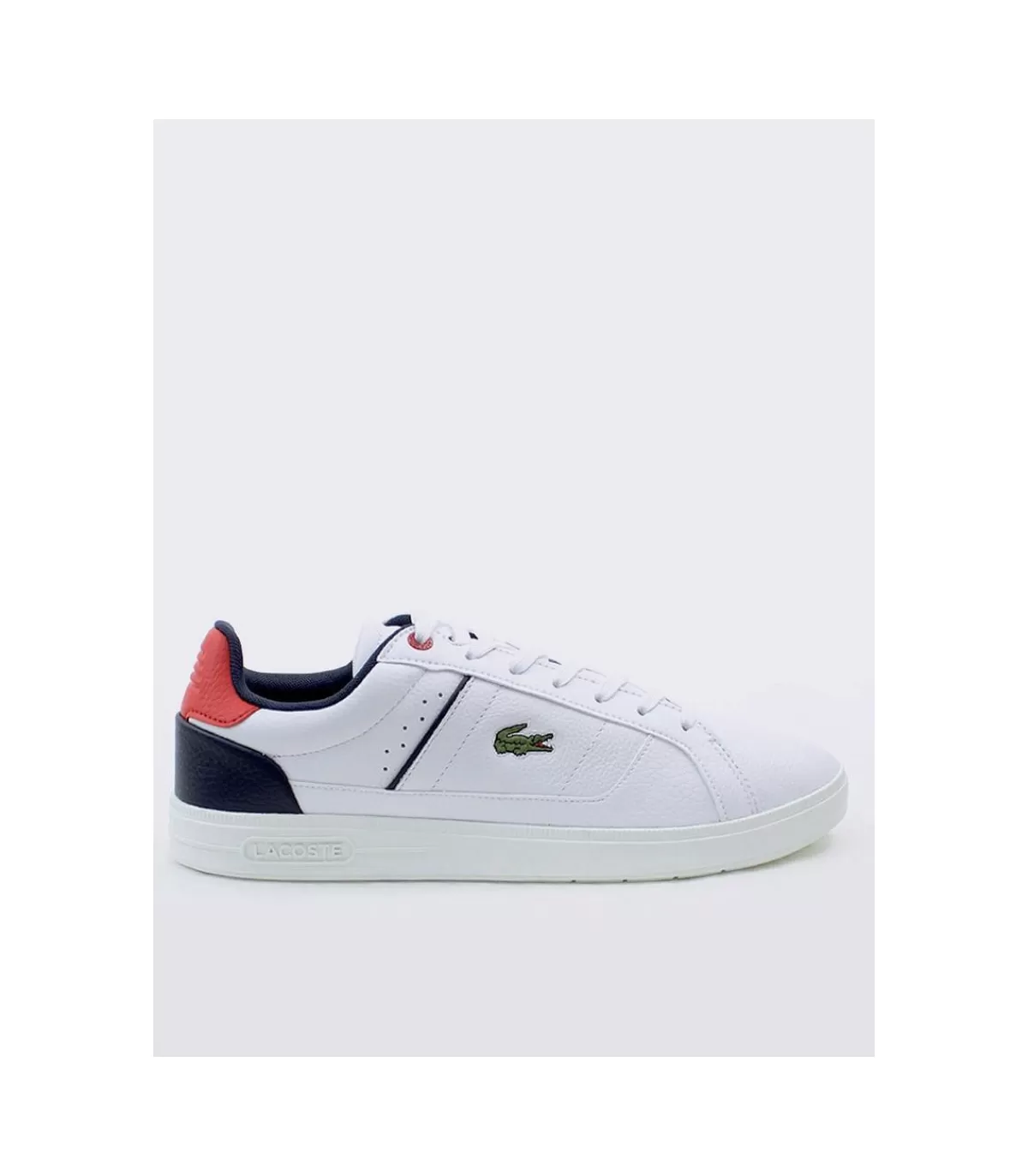 Zapatilla Europa Pro 123 3 Sma White-Navy>Lacoste Clearance