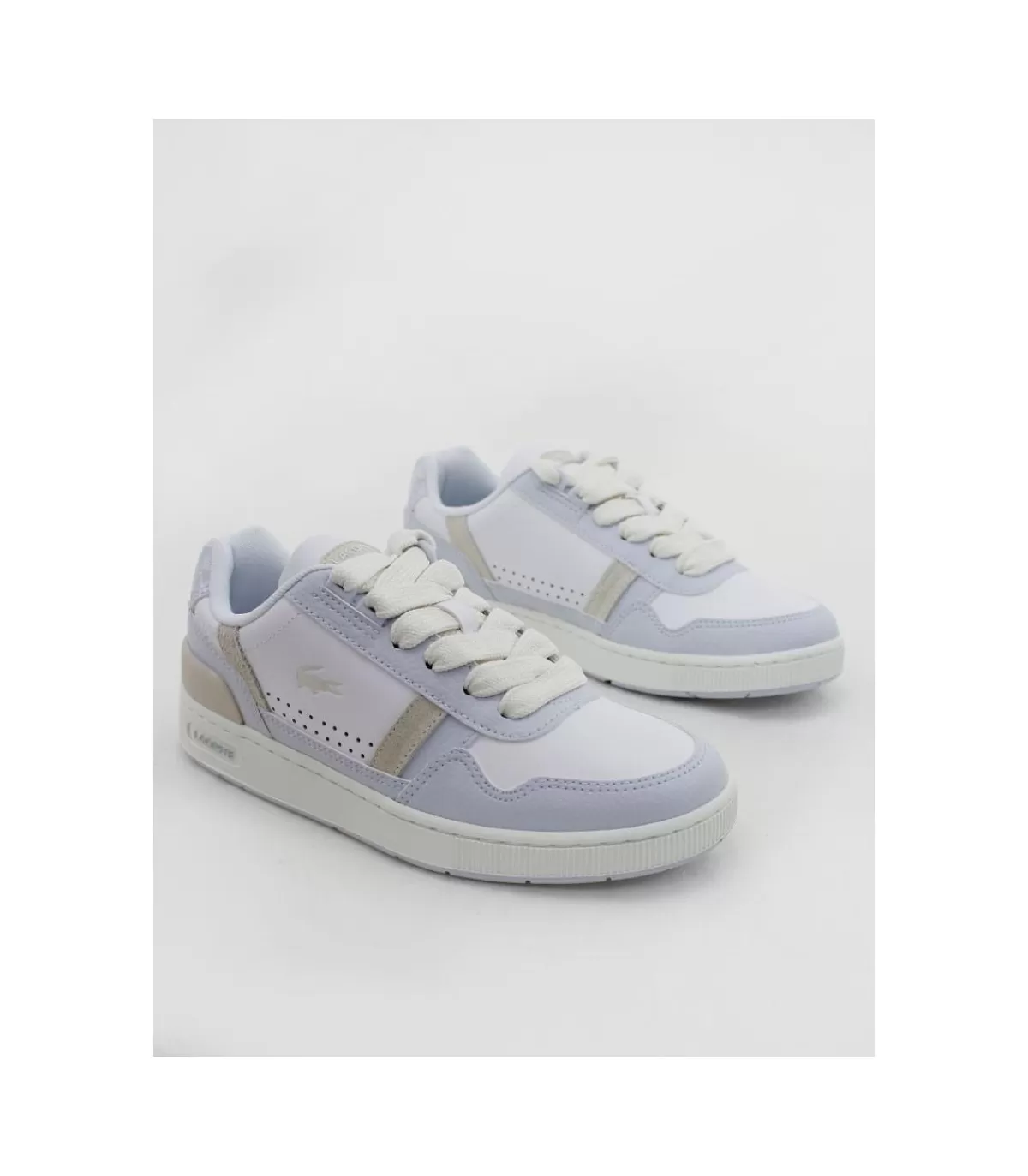 Zapatilla T-Clip White Light Trqs>Lacoste Online