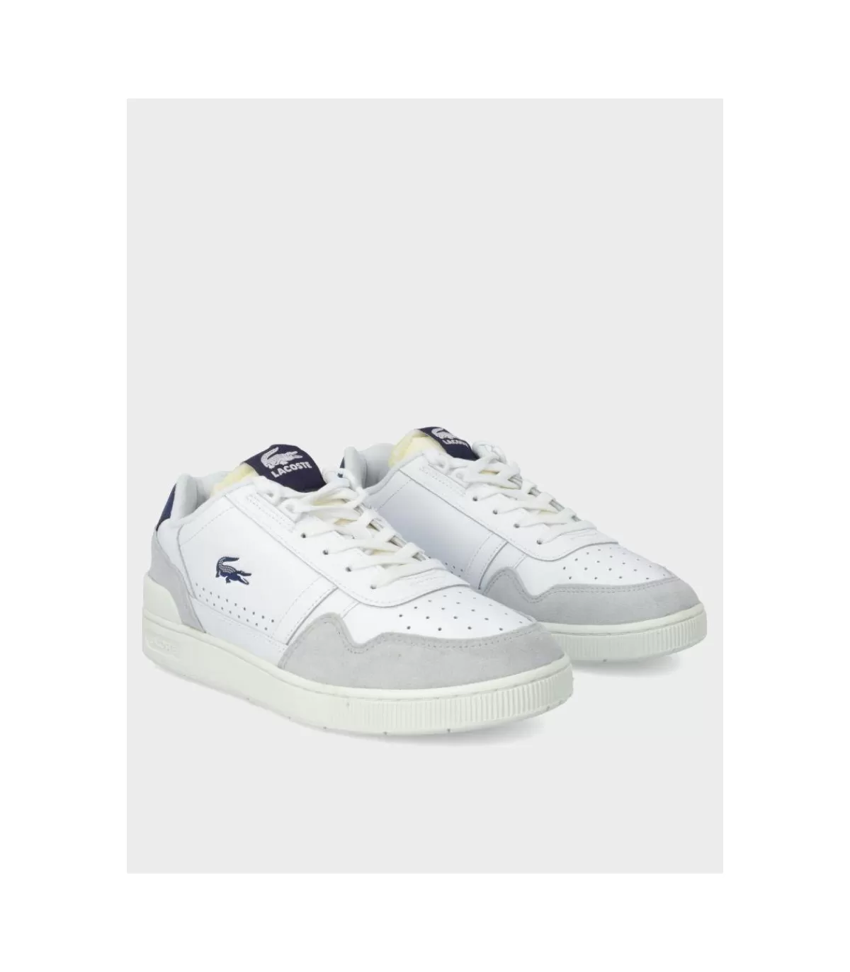 Zapatilla T-Clip White Navy>Lacoste Store