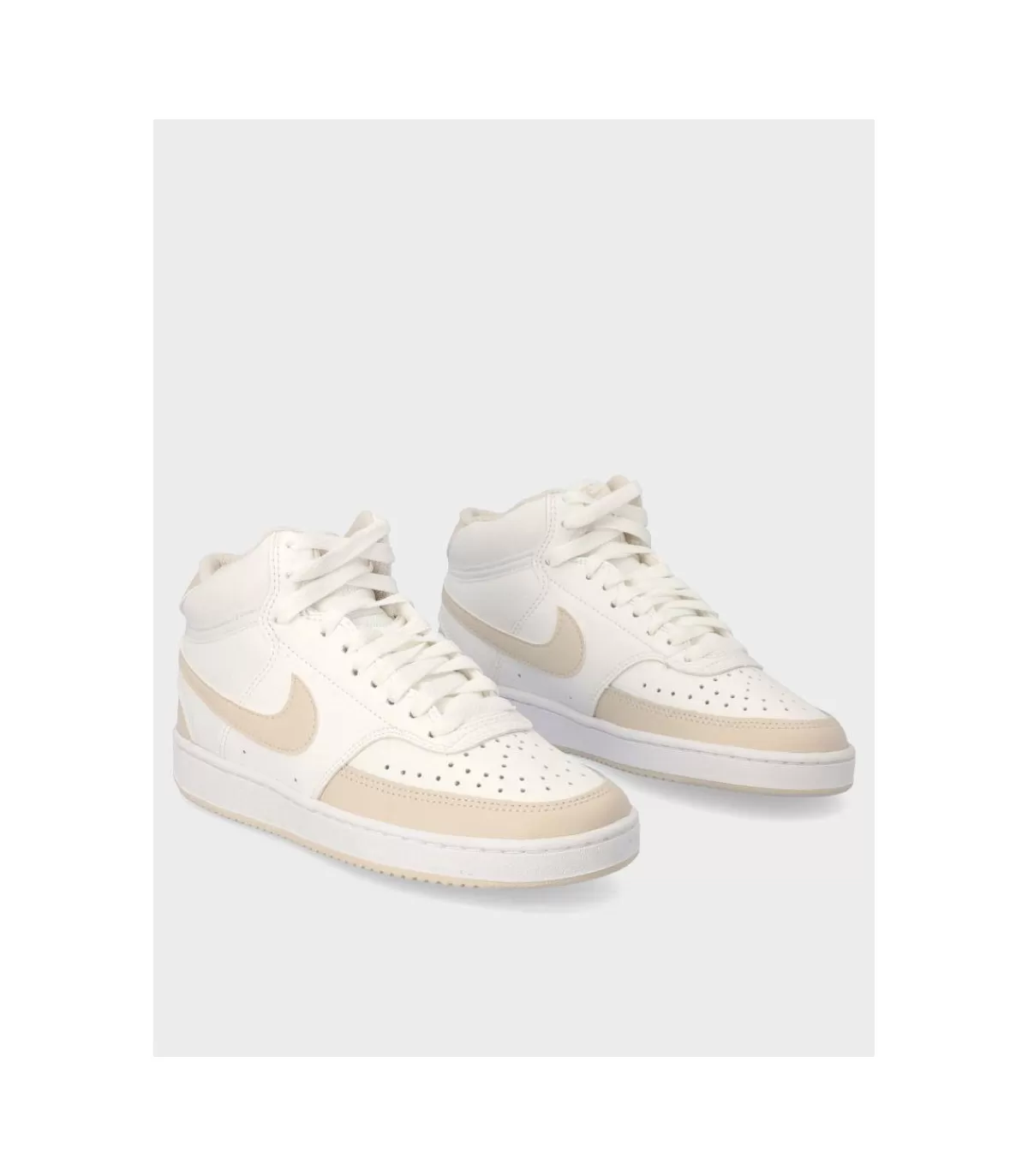 Zapatilla Court Vision Mid Cd5436 Blanco Beige>Nike Best