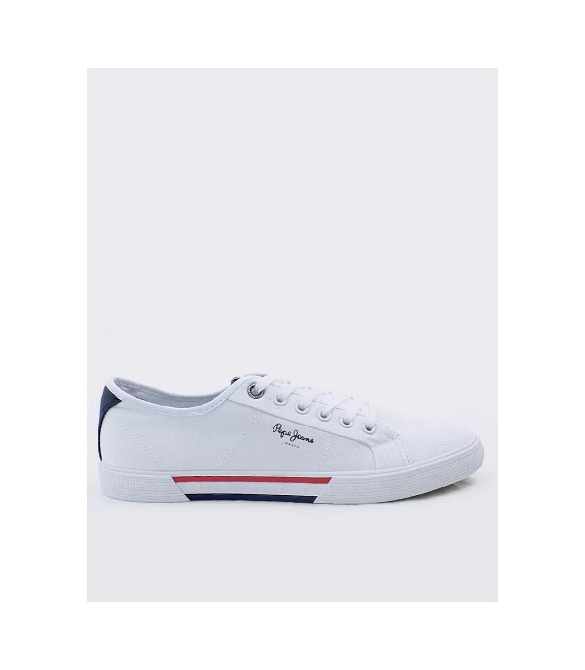 Zapatilla Brady Basic White>Pepe Jeans Outlet