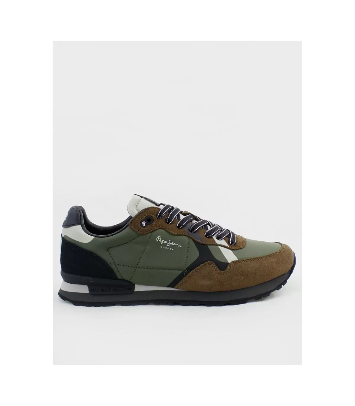 Zapatilla Brit Print M Brown>Pepe Jeans Outlet