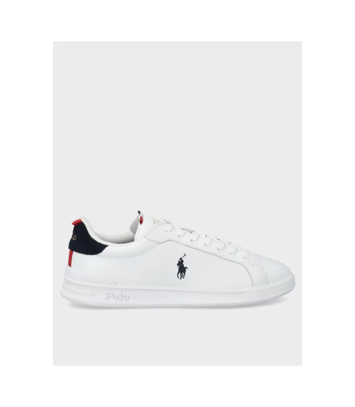 Zapatilla Heritage Court White-Navy-Red>Polo Ralph Lauren Fashion