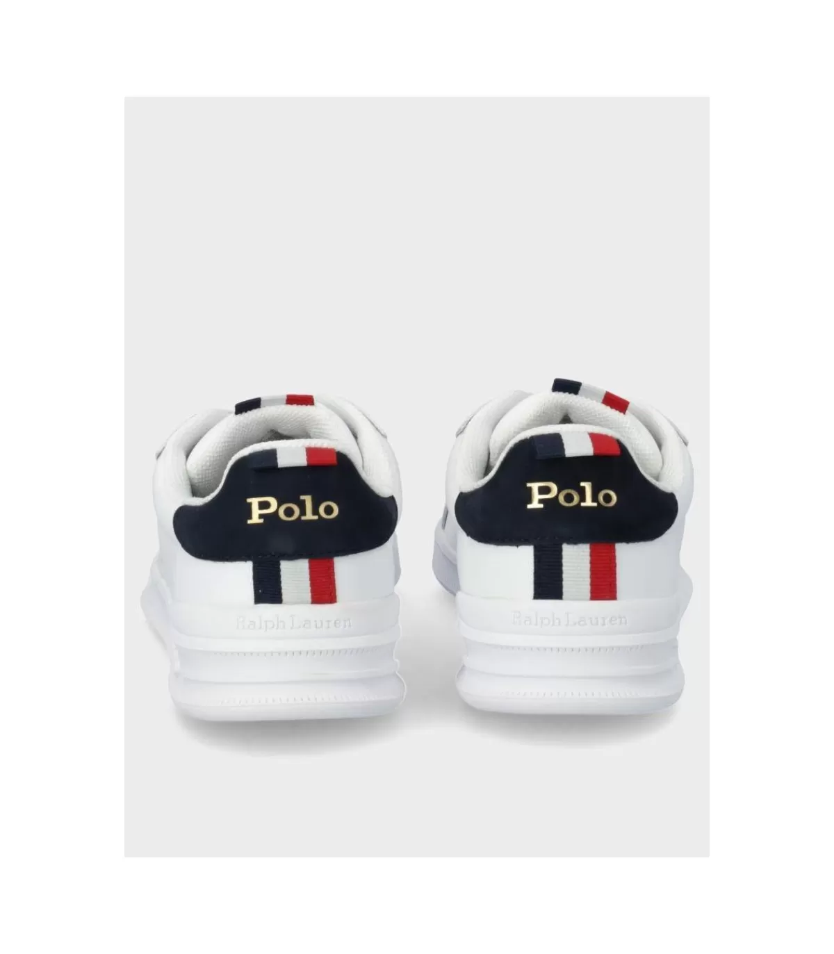 Zapatilla Heritage Court White-Navy-Red>Polo Ralph Lauren Fashion