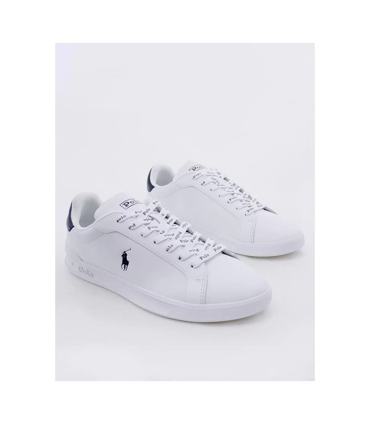 Zapatilla Heritage Court White-Newport Navy>Polo Ralph Lauren Store