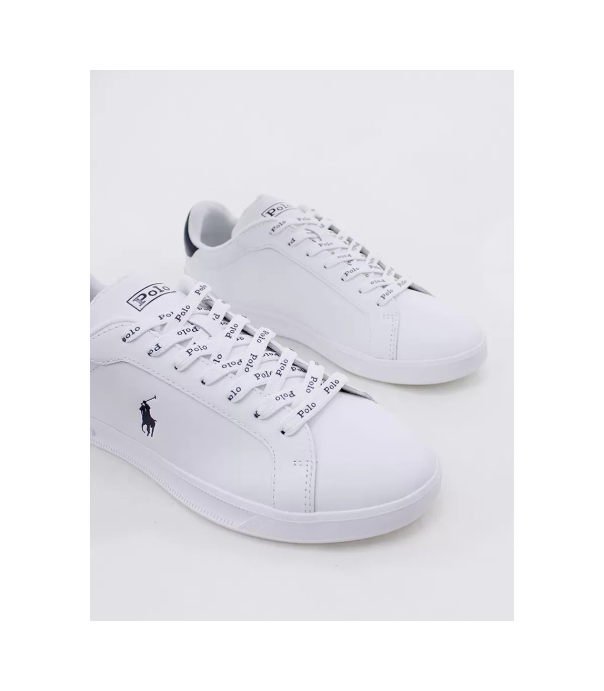 Zapatilla Heritage Court White-Newport Navy>Polo Ralph Lauren Store