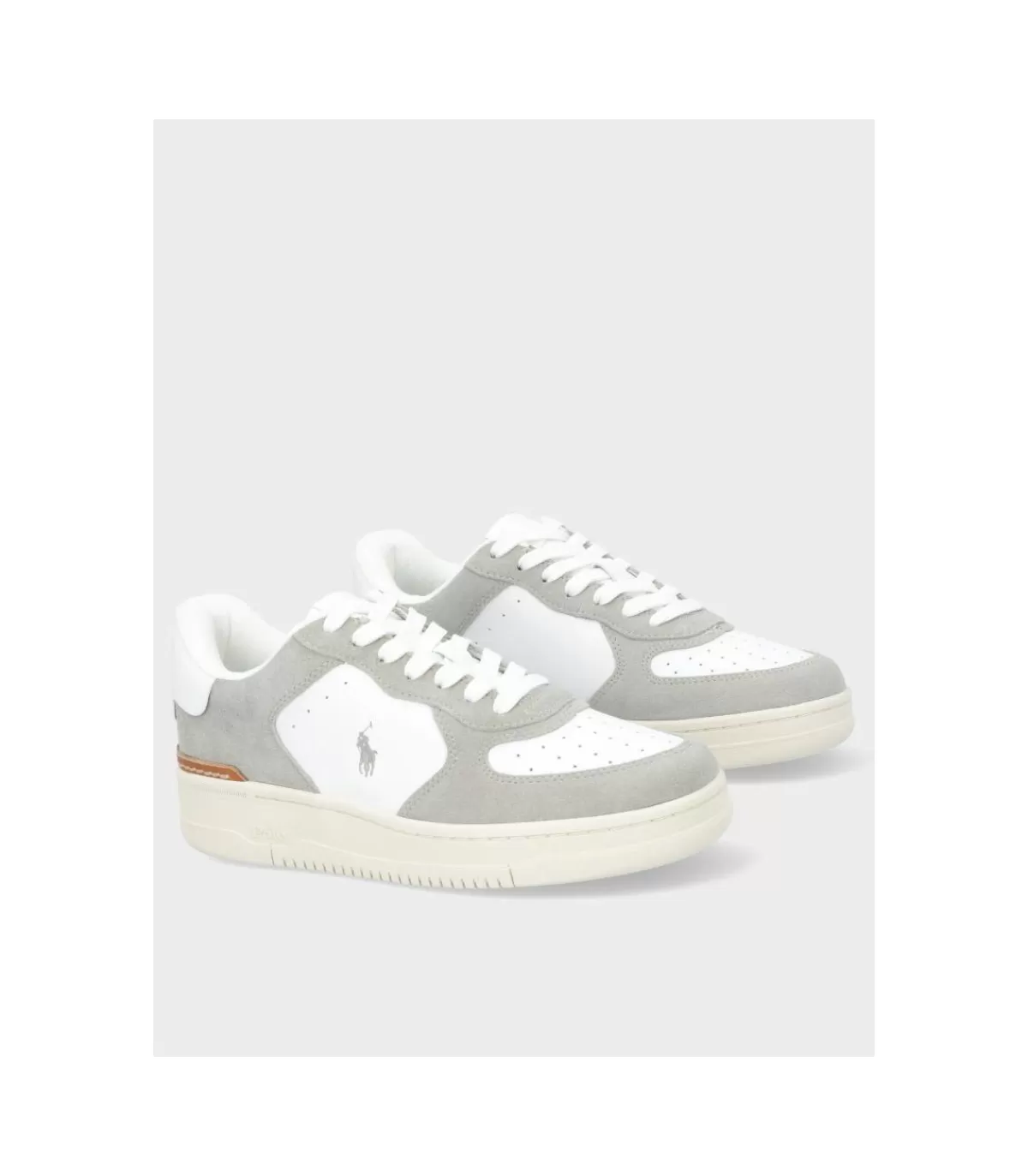 Zapatilla Masters Court Greyfog White>Polo Ralph Lauren New