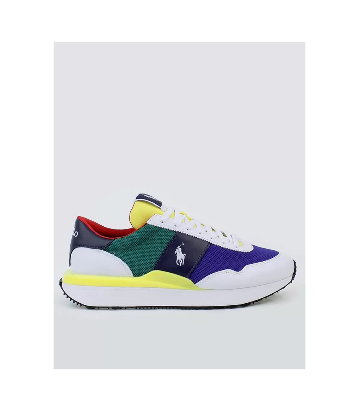 Zapatilla Train 89 White-Yellow-Royal>Polo Ralph Lauren Fashion