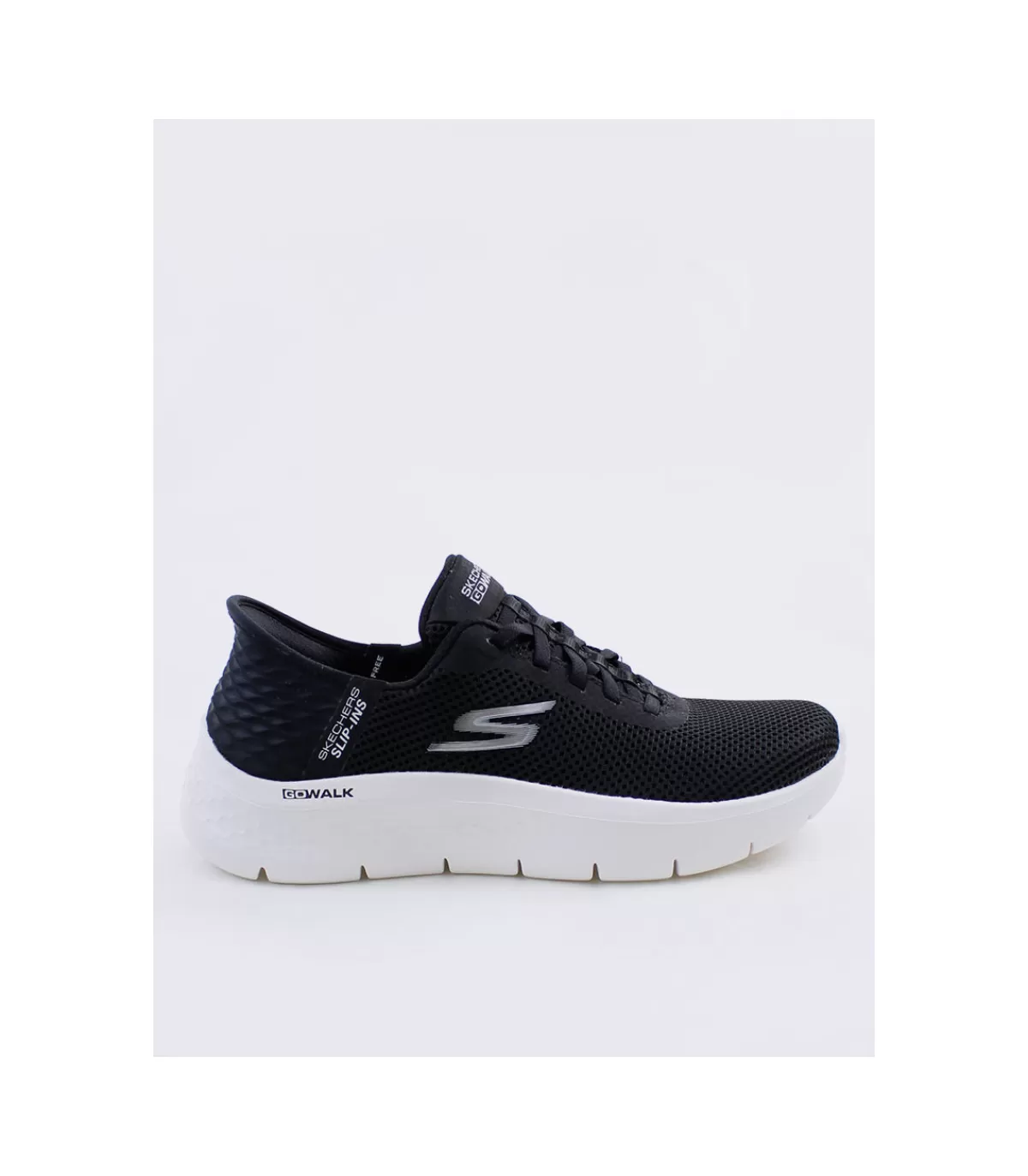 Zapatilla 124975 Black White>Skechers Store