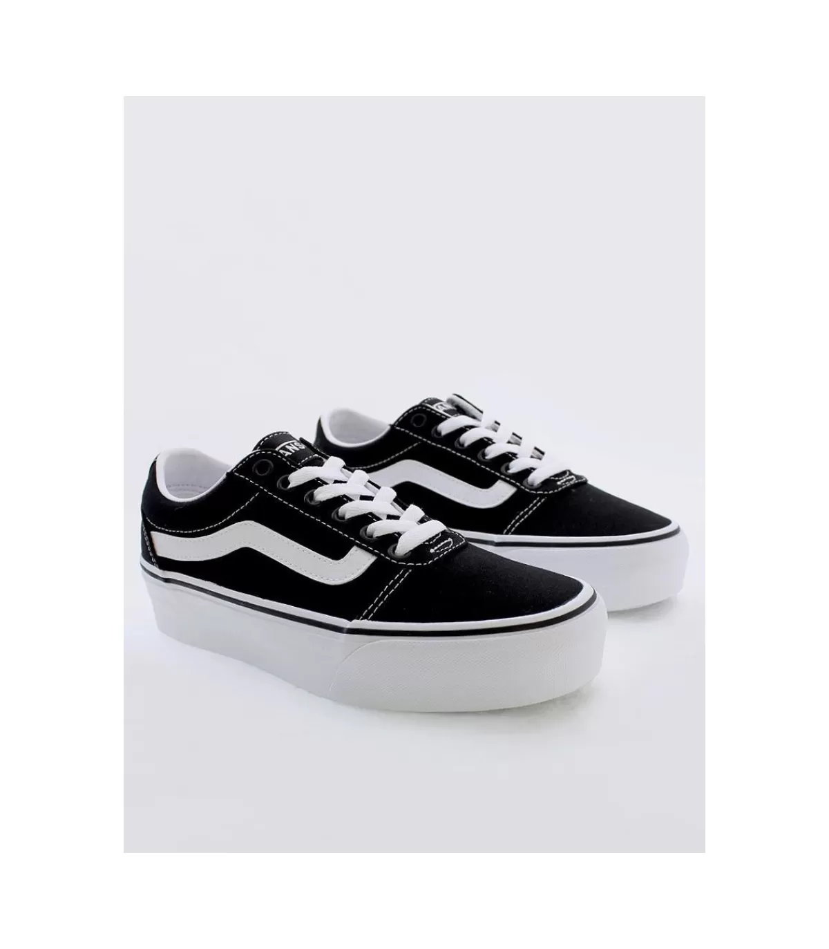 Zapatilla Ward Platform Vn0A3Tlc1871 Black-White>Vans Online