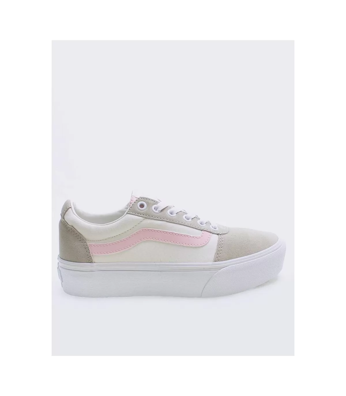 Zapatilla Ward Platform Vn0A3Tlcbei1 Block Beige>Vans Hot